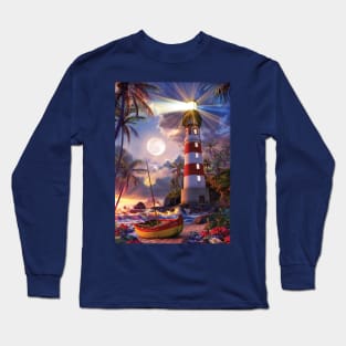 Lighthouse Beach Long Sleeve T-Shirt